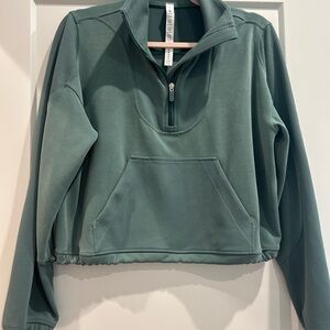 Lululemon Athletica Teal Quarter-Zip Softstreme